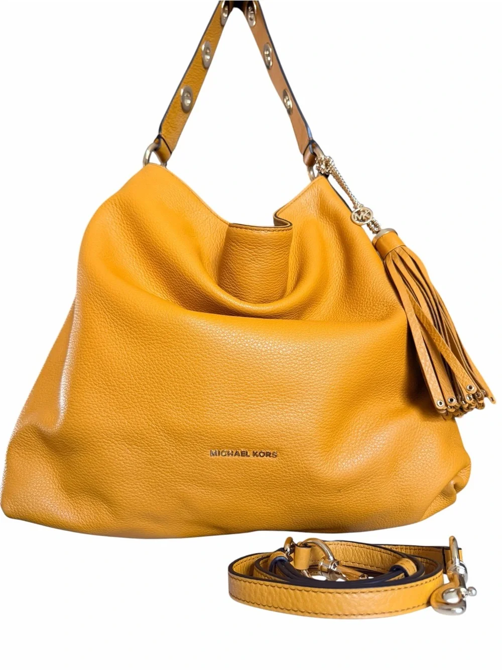 Michael Kors Brooklyn Large Leather Hobo Bag